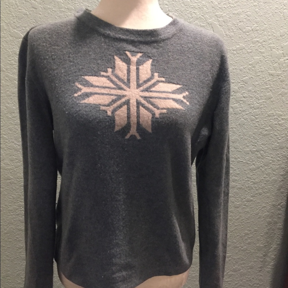 Sundance Snowflake Lambswool Sweater M